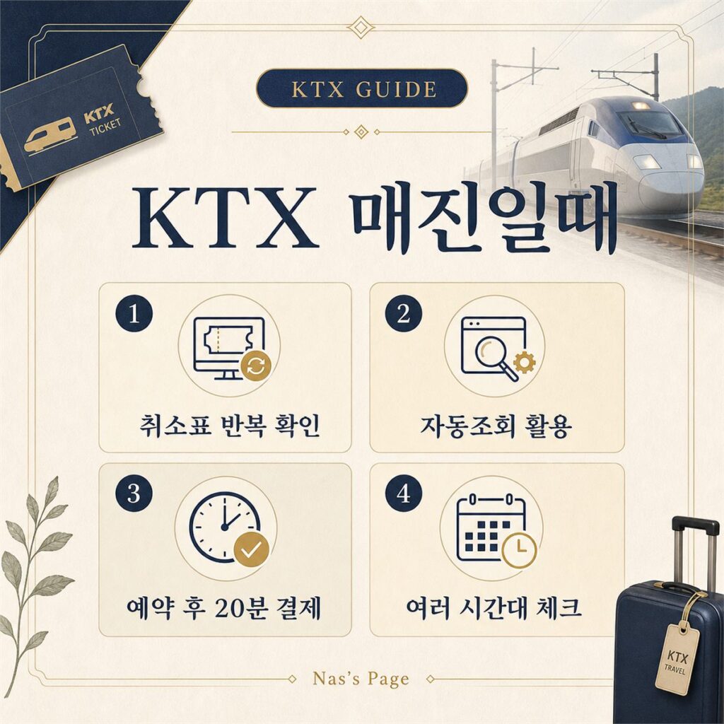 KTX 매진일때 대표 이미지