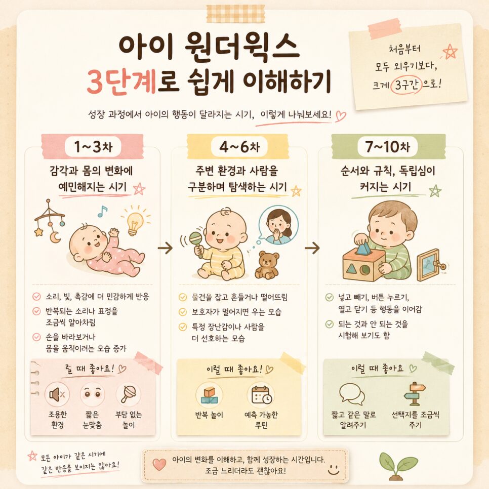 발달 변화 구간 확인 화면