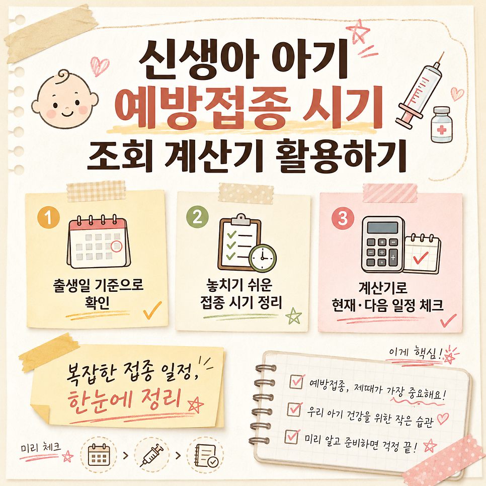 예방접종 시기 계산기